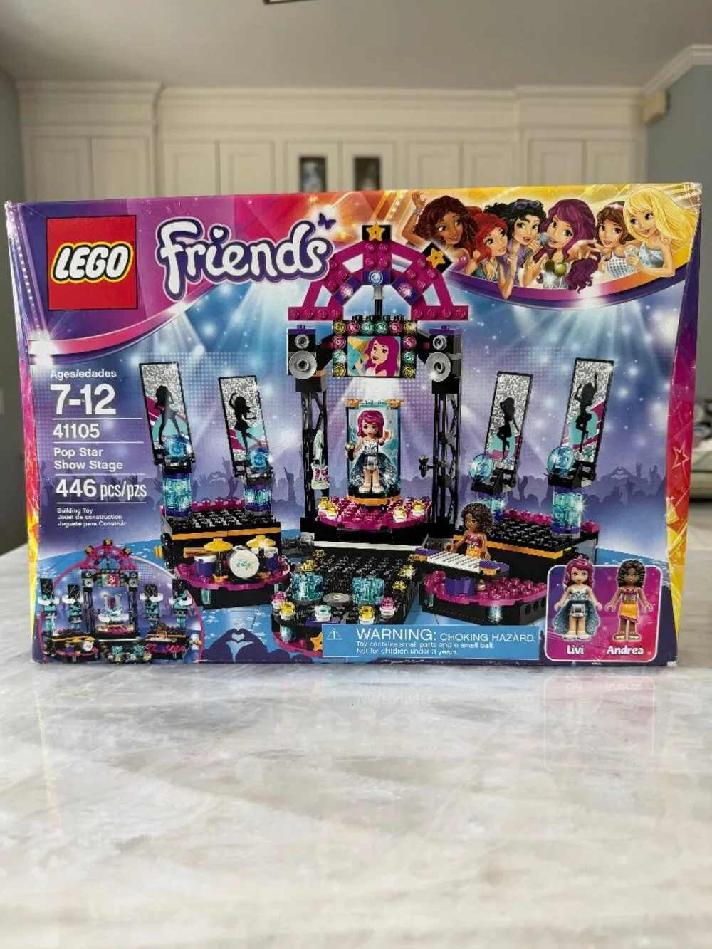 Lego Friends Pop Star Show Stage Set (41105) - New Factory Sealed Box